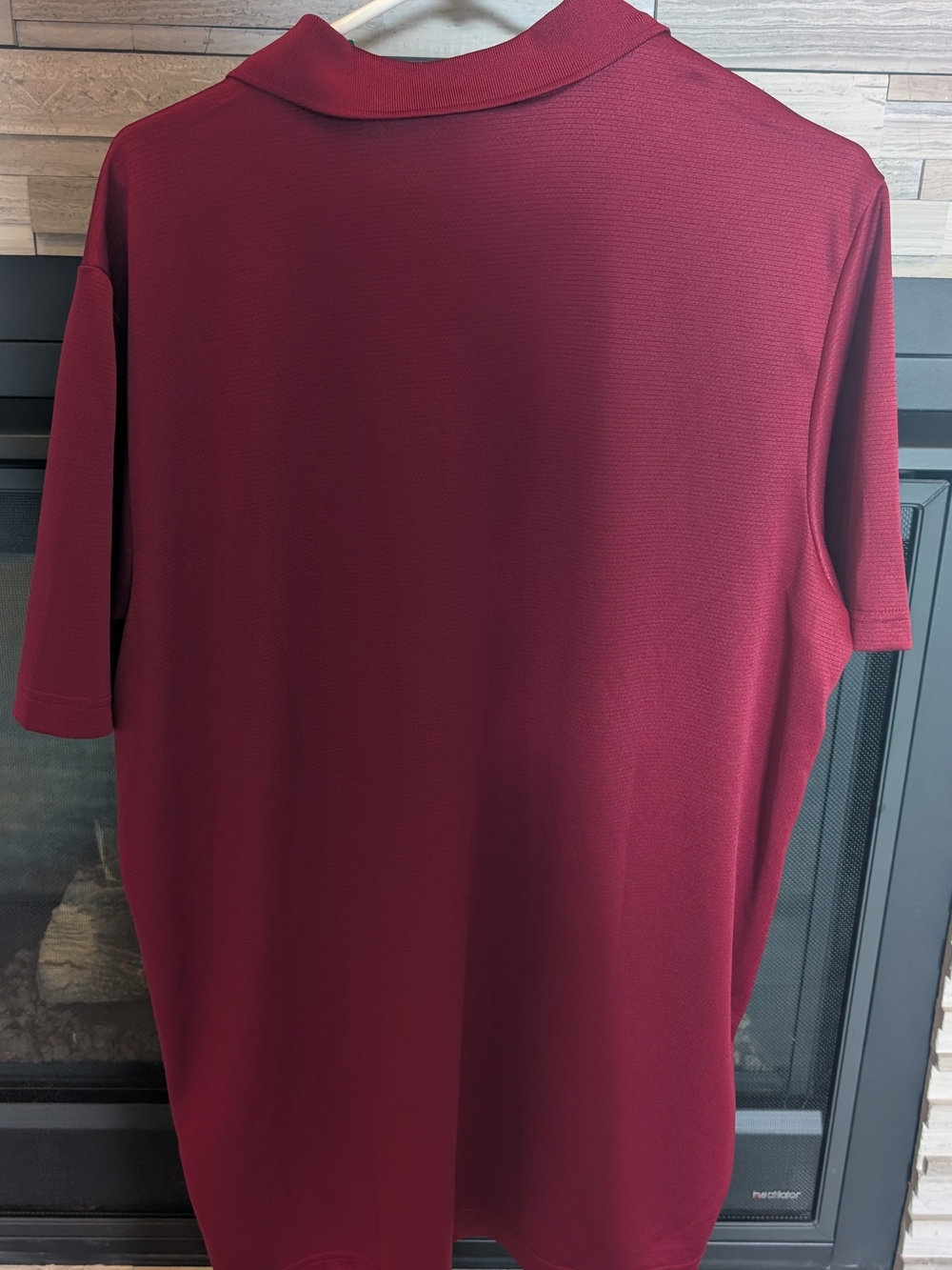 adidas Men's Burgundy Polo Shirt New Size XL - Picture 3 of 4